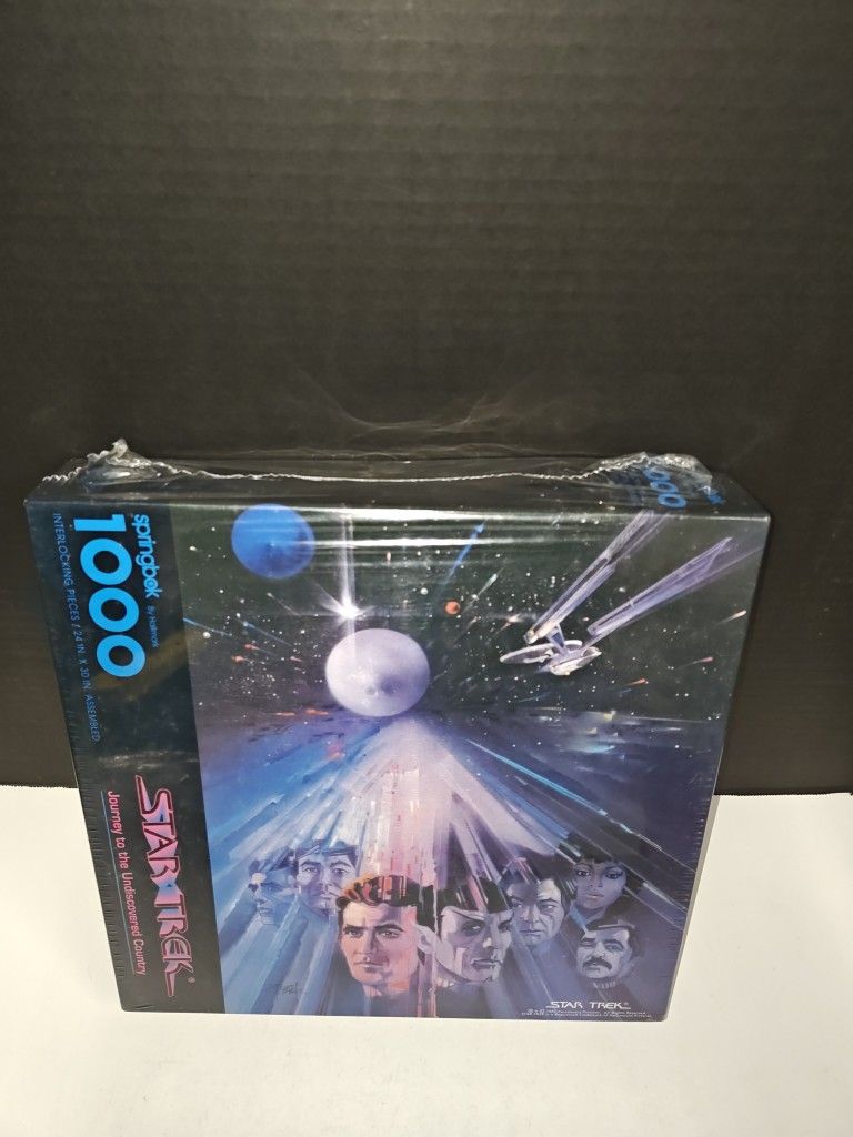 Star Trek Journey To The Undiscovered Country 1000Pc Puzzle Vintage 1993 Toy New