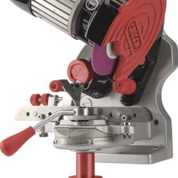 Oregon Professional Compact 120-Volt Bench Grinder, Universal Saw Chain Sharpener, for All Chainsaw Chains (410-120)