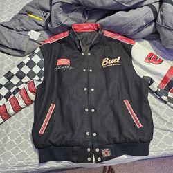 Dale Earnhardt Jr Rare Bud Light Jacket