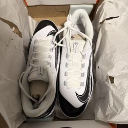 NIKE ALPHA HUARACHE ELITE 4 LOW MCS "BASEBALL CLEATS" WHITE SZ 12 FD6255-101]