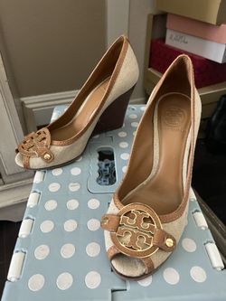 Authentic Tory Burch Wedges Shoes