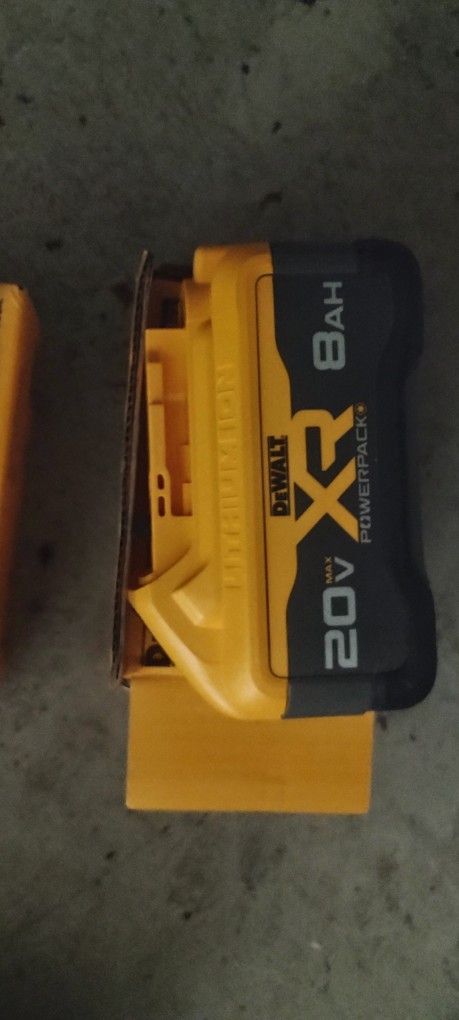 DeWalt 4. 8 Amp Xr Batteries And 3 Speed Quarter Inch Impact Driver,, Brand New 8n Box