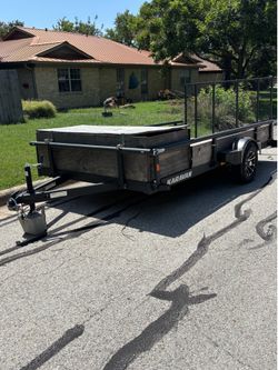 Karavan single axle trailer 14 x 6