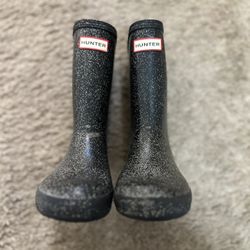 Toddler Size 11 Sparkle Rain Boots