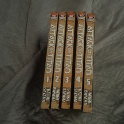 Attack On Titan Vol 1-5