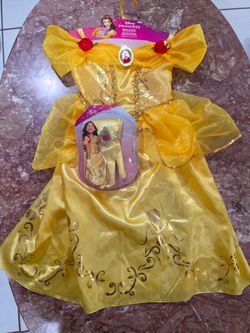 Disney Princess Belle Dress-Up Costume Set size 4-6x