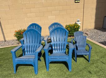 6 Adirondack chairs