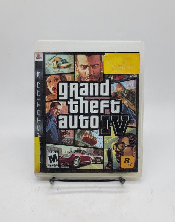 Grand Theft Auto IV (Playstation 3, PS3) Complete CIB W/ Map GTA 4