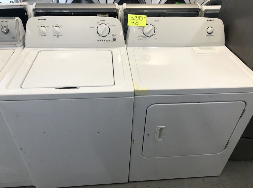 Washer and Dryer