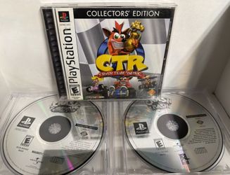 PS1 Crash Bandicoot 3-Pack Collector’s Edition Games - Warped, CTR, Bash 