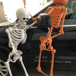 ORANGE SKELETON $20 !!   Fun Decor 