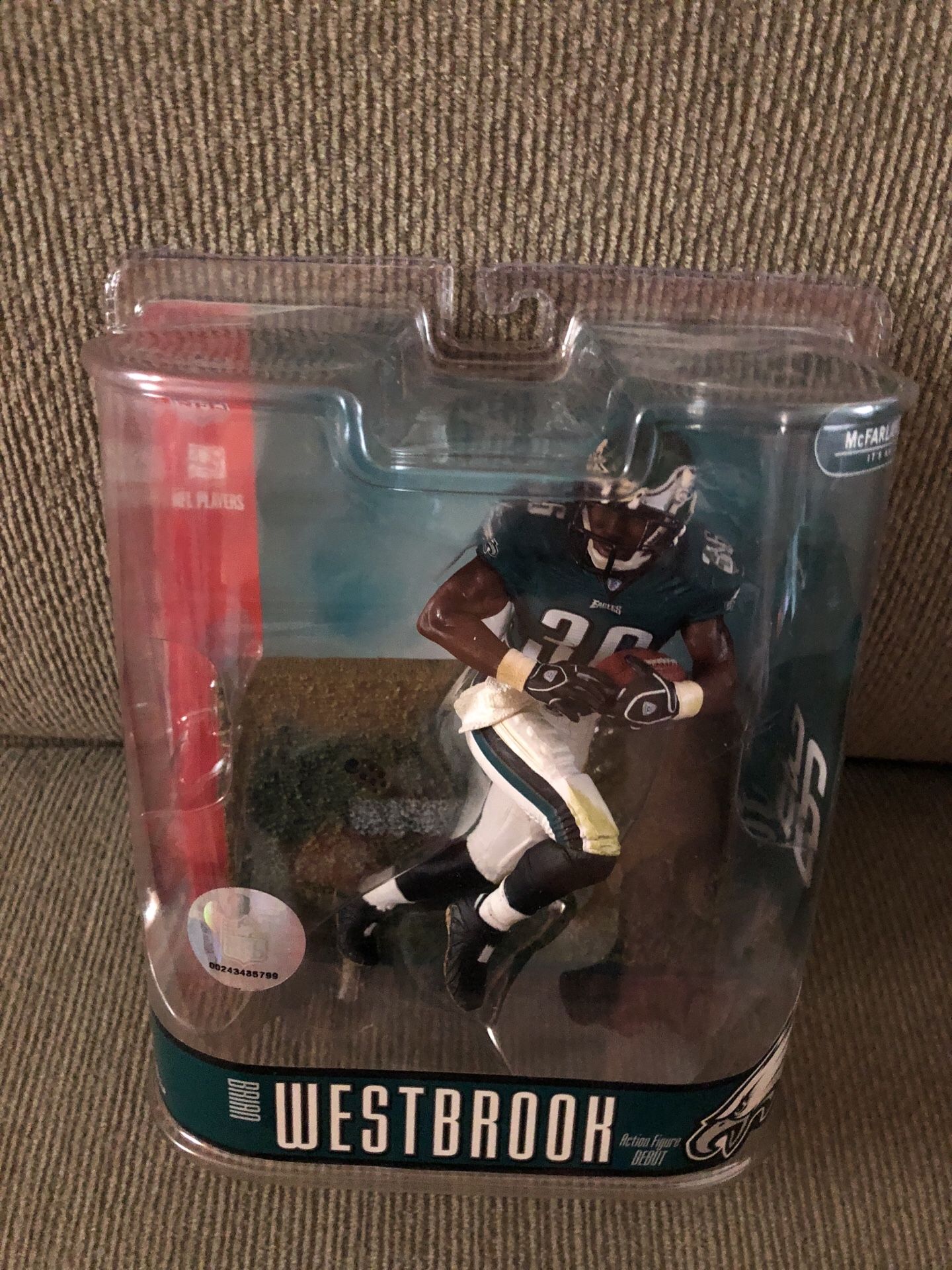 Brian Westbrook, Philadelphia Eagles, McFarlane Figure (Circa 2007