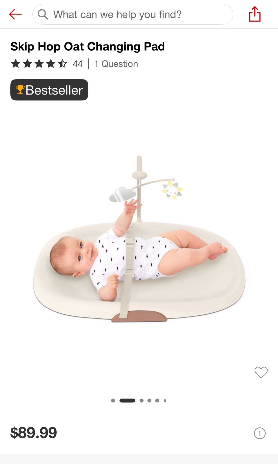 Wipe-clean Changing Pad