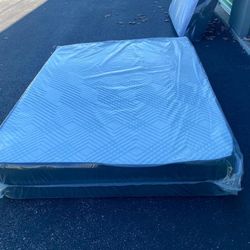 Queen Size Double 10”With Box Spring Brand New Delivery Available 