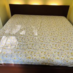 Ikea King Size Bed ( Inbuilt Light Back Side)