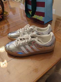 Adidas Sambas Silver Women's size 9