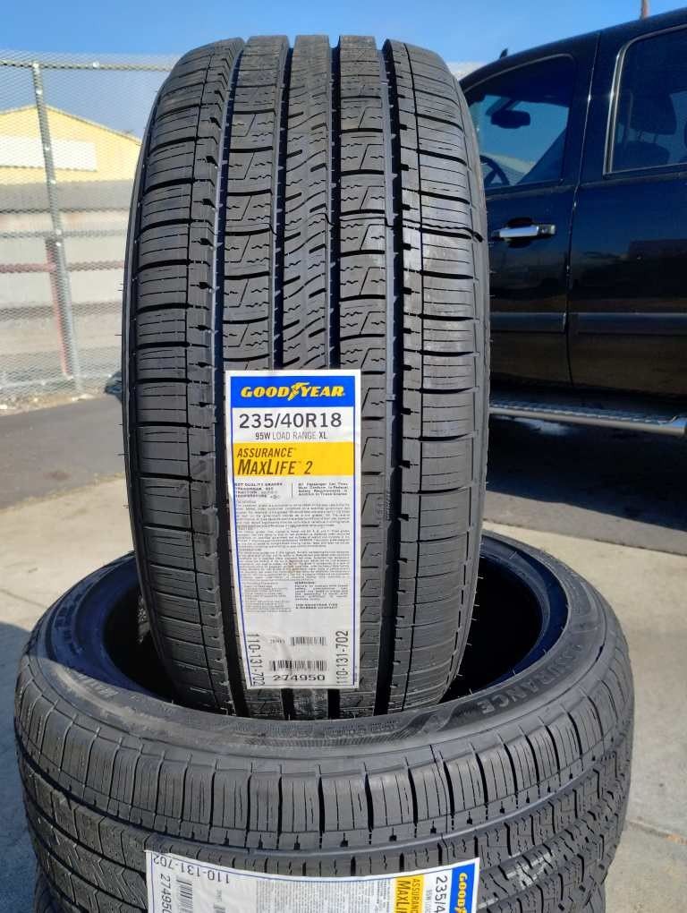 Honda Civic Tires New Goodyear 235 40R18 $590 Set Of Four Install Mount And Balance