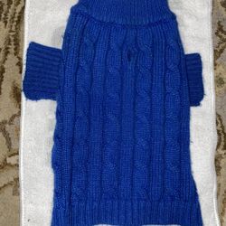 XS Blue Dog Sweater - Puppy