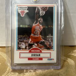 Michael Jordan 1990 Fleer