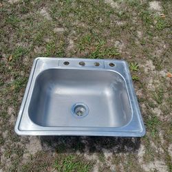 25 " L  22" wide  good Condition..8" deep  ELKAY