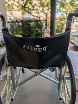 My tween, mini wheel chair and mini crutches