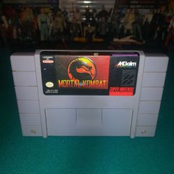 SuperNintendo "Mortal Combat" ( Vintage 1992 )