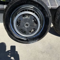 2010 Harley Davidson  Set Of Chrome Spoke Wheels