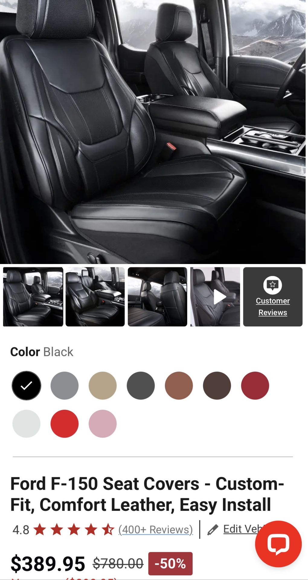 2024 F150 Seat covers