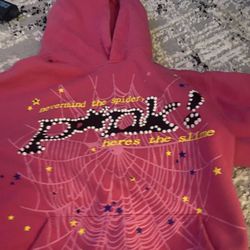 pink Spider Hoodie