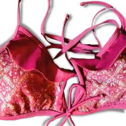 Xhilaration | Bikini Top | Bikini | Swim |  Red | Burgundy | NEW | NWOT |