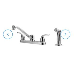 3 pc Chrome Faucet Set (New)