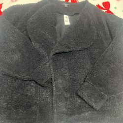 NWT Express Cozy Sherpa Flayaway Jacket