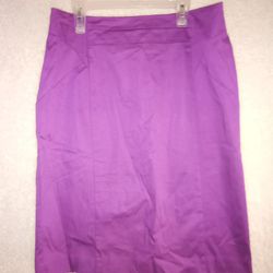 Purple Pencil Skirt 
