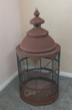 Copper Bird Cage