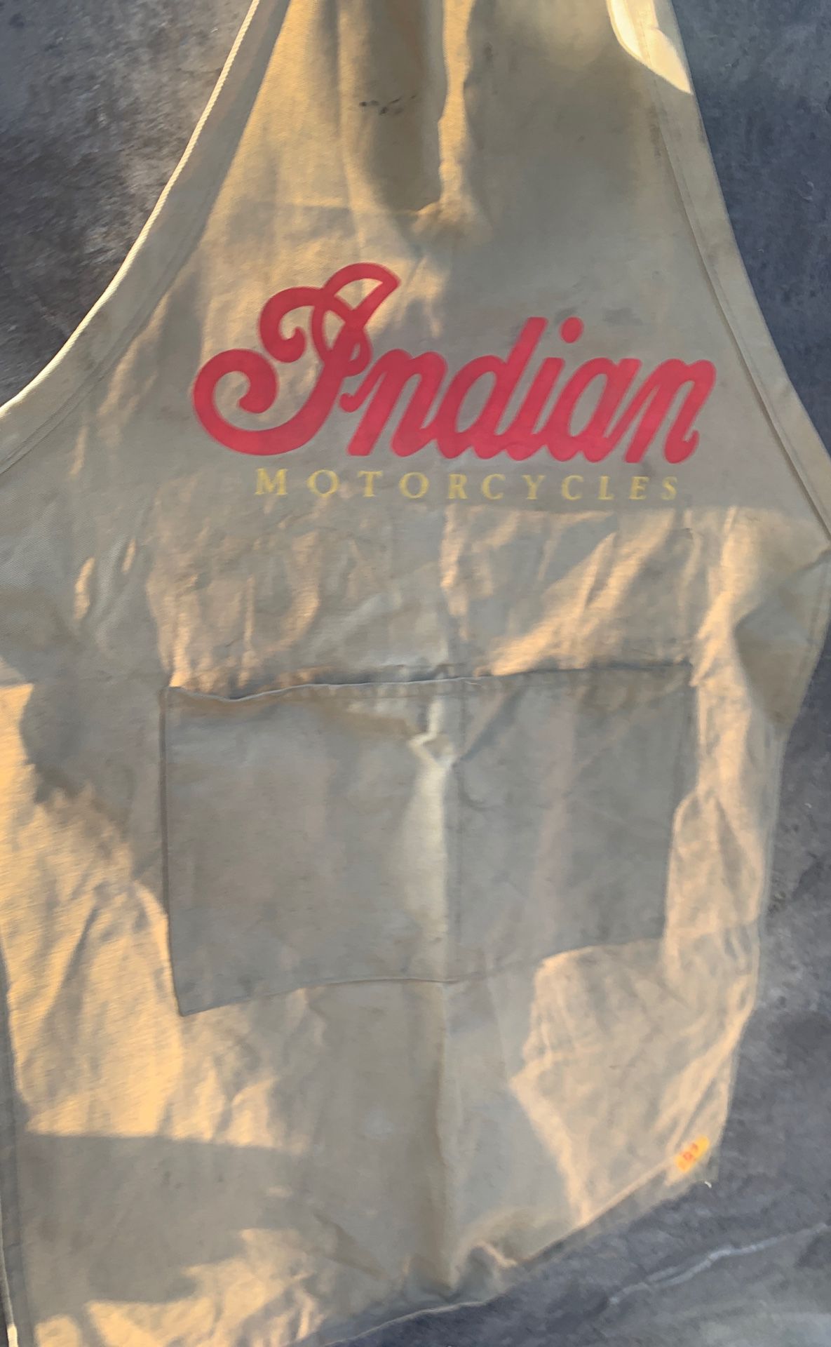 Indian motorcycle work apron
