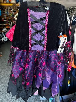 Youth Enchanted Witch Halloween Costume Dress
