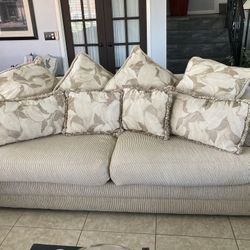 Couch and love seat