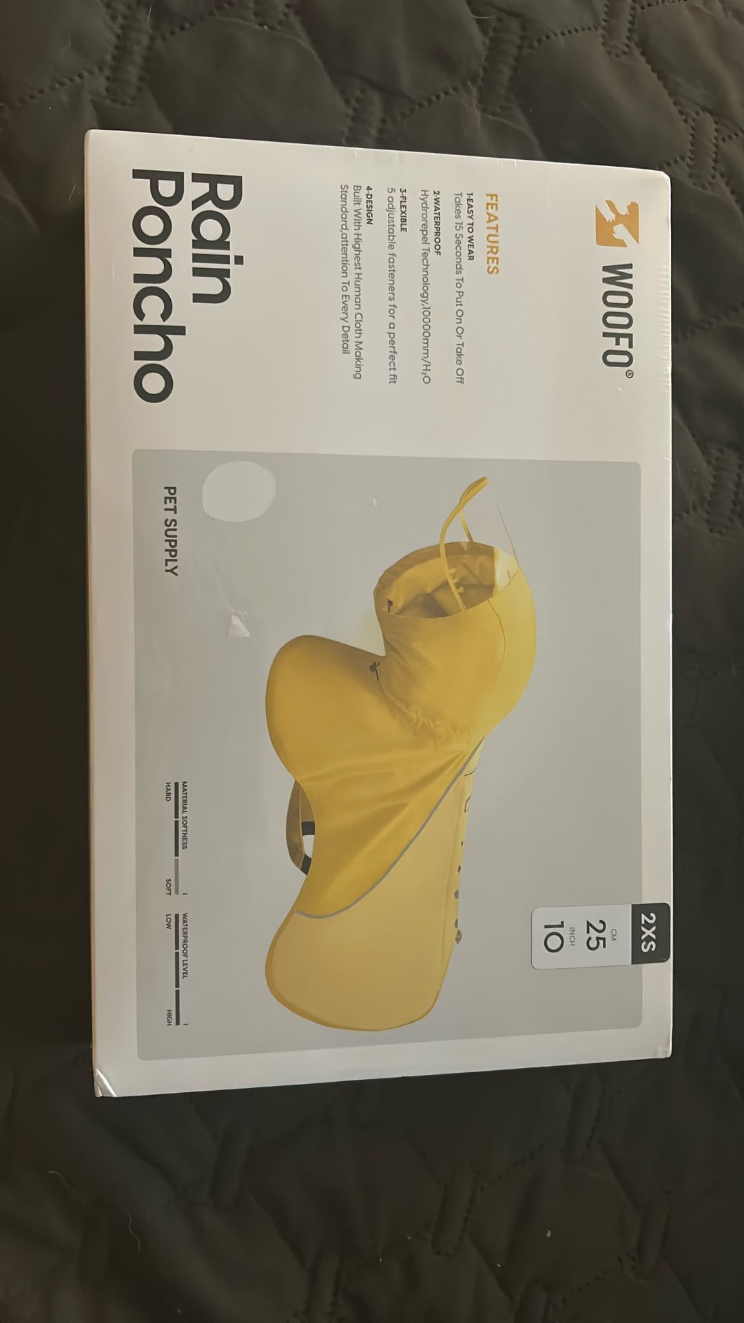 Never Opened Dog Poncho