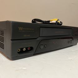 WHITE-WESTINGHOUSE WV-828 VHS VCR Player Works Great!