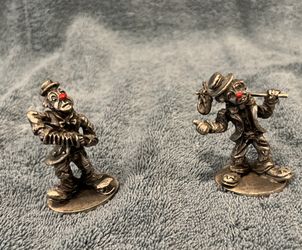 Metal Clown Figurines