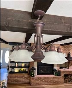 Bronze chandelier