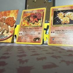Vulpix Vintage English Pokemon Cards