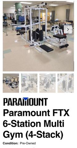 Paramount FTX 6-Station Multi Gym (4-Stack) Stations