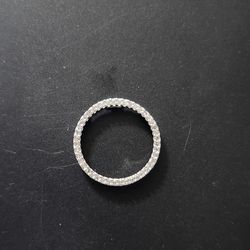10k White Gold Ring Pendant Asking 100 