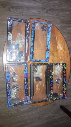 License plate covers