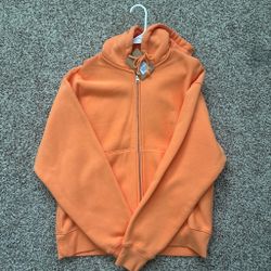 Stussy diagonal logo (tangerine) Large