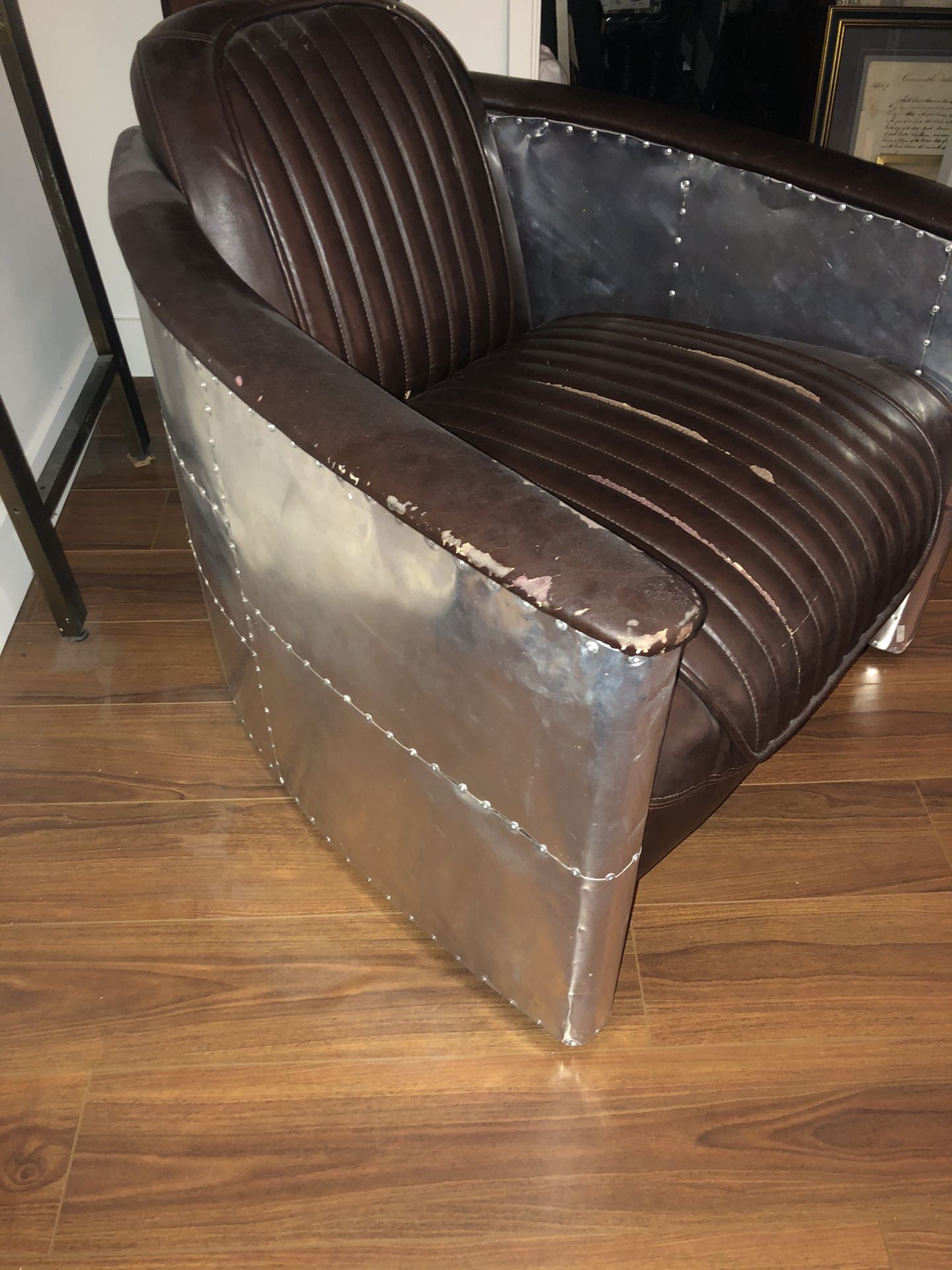 Restoration Hardware Aviator/Aviation Armchair for Sale in Santa Monica