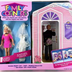 Unopened 1994 Mattel Family Corners Dolls