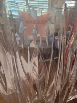 Mariposa Crystal Glass Pitcher
