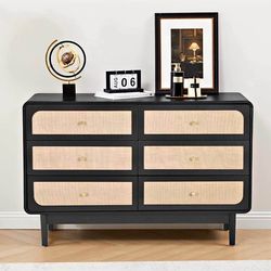 Cómoda de 6 gavetas